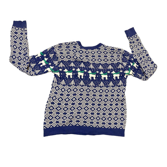 Blizzard Bay Men's Ugly Festive Christmas Llama Sweater Small Cotton Casual - Picture 4 of 10